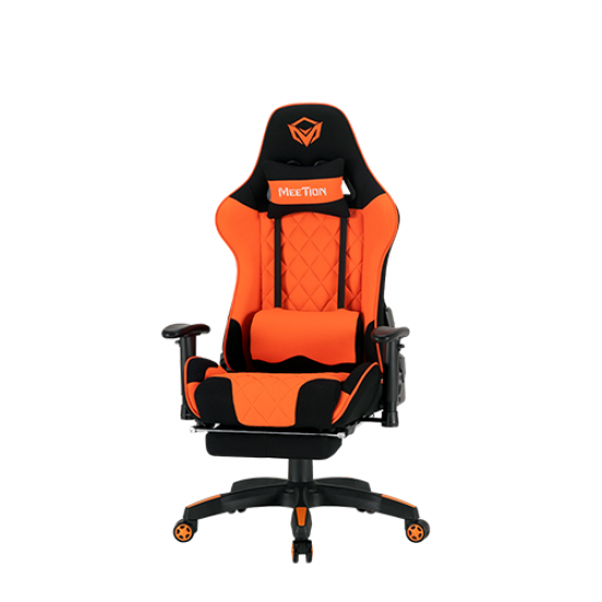 Meetion MT-CHR25 2D Armrest Massage E-Sport Gaming Chair with Footrest