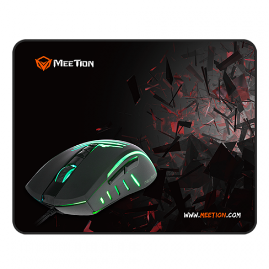 MeeTion MT-C011 Wired Gaming Mouse and Mouse Pad Combo