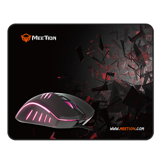 MeeTion MT-C011 Wired Gaming Mouse and Mouse Pad Combo