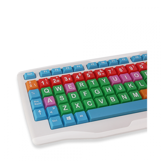 Meetion MT-K800 Colored Big Keys Kids Keyboard