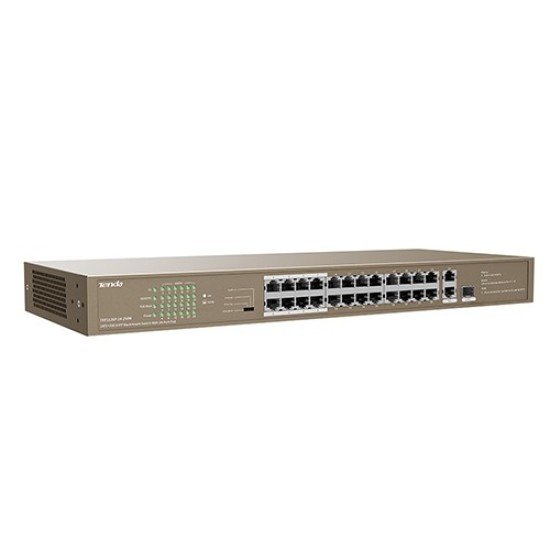 Tenda TEF1126P-24-250W 24FE+2GE/1SFP Rackmount Switch With 24-Port PoE