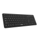 Meetion MT-K410 Wireless Ultra Thin Chocolate Keyboard